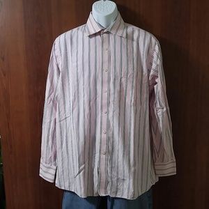 Michael Kors stripe dress shirt size 16.5 34-35